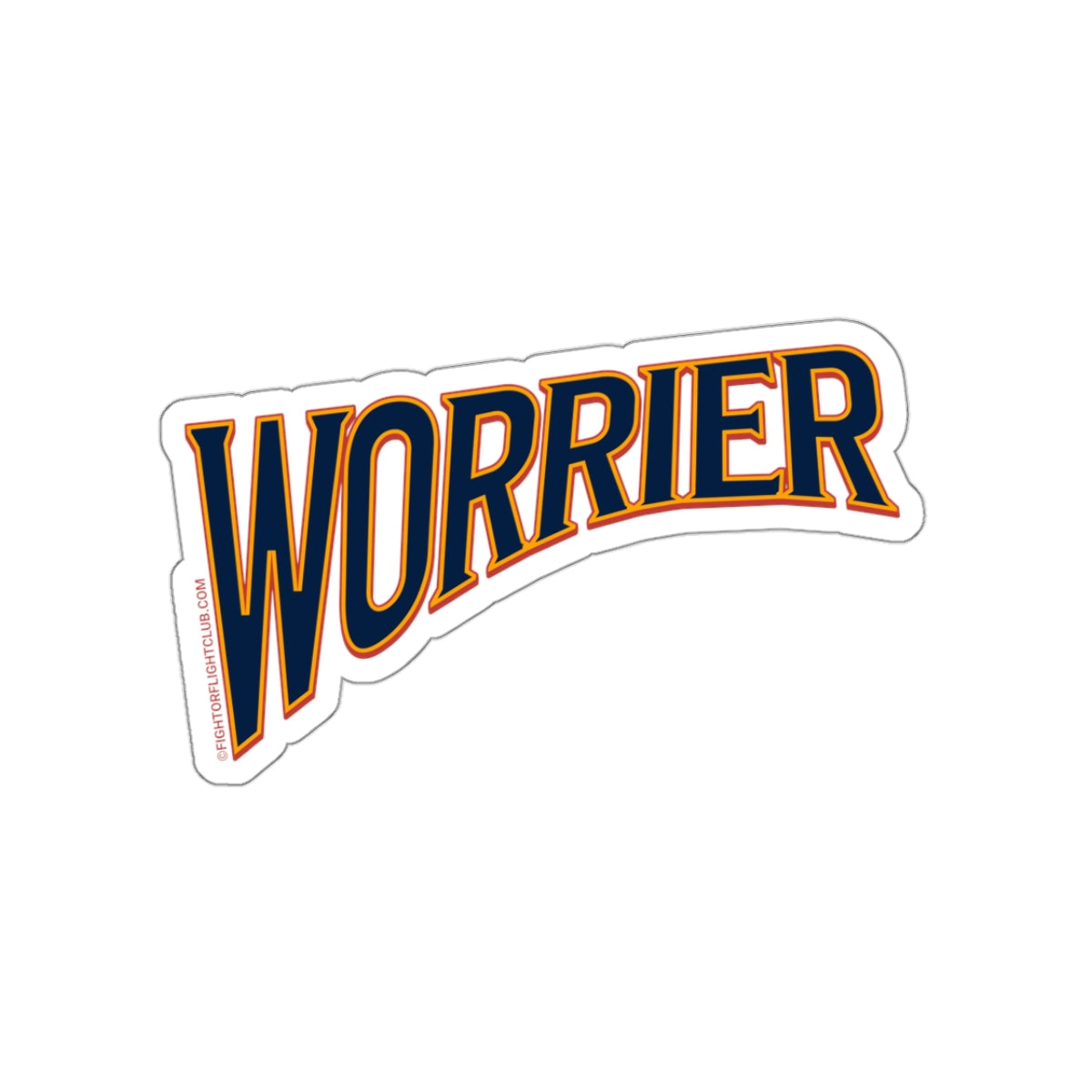 Worrier Sticker