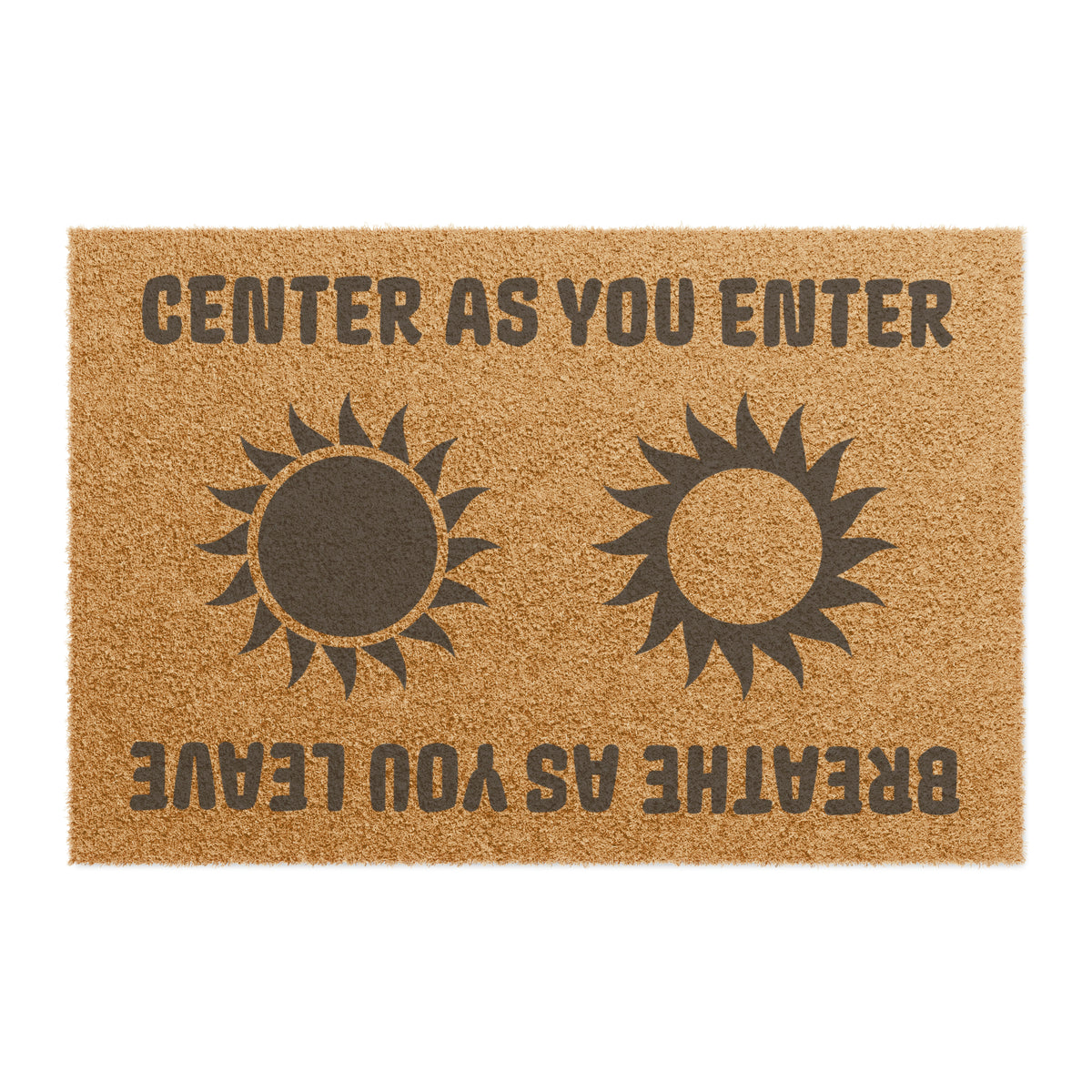 Center & Breathe Door Mat